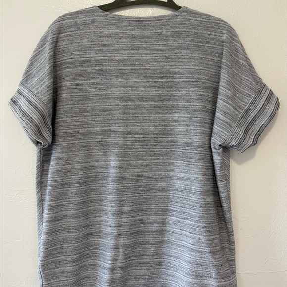 Jones New York Women's Heather Gray Blouse - S - Picture 8 of 8